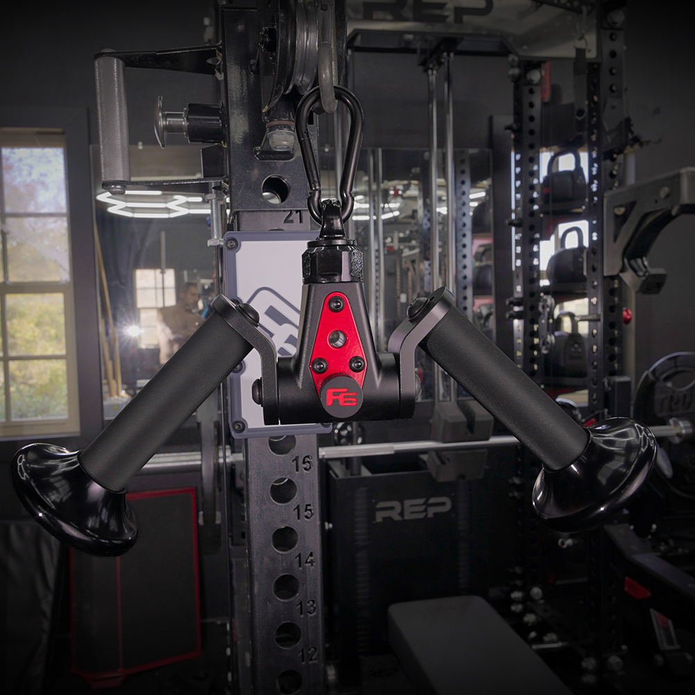 Tricep Pushdown Attachment, Rotating and Fixed – Force 6 Fitness
