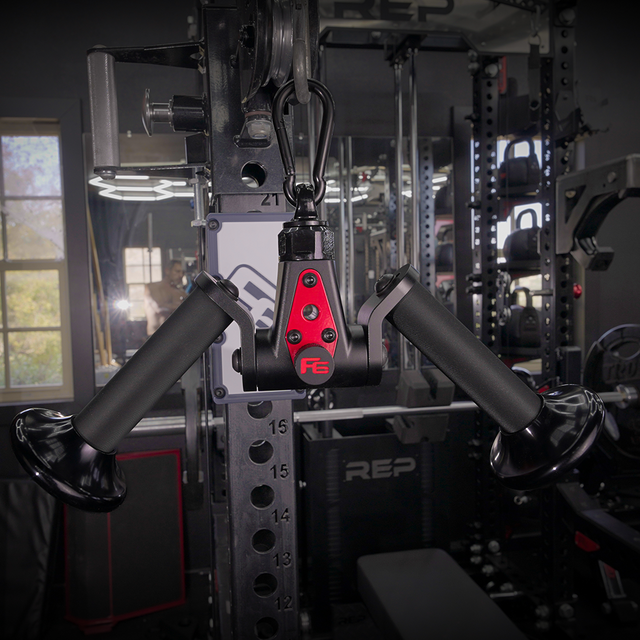Tricep Pushdown Attachment, Rotating and Fixed – Force 6 Fitness