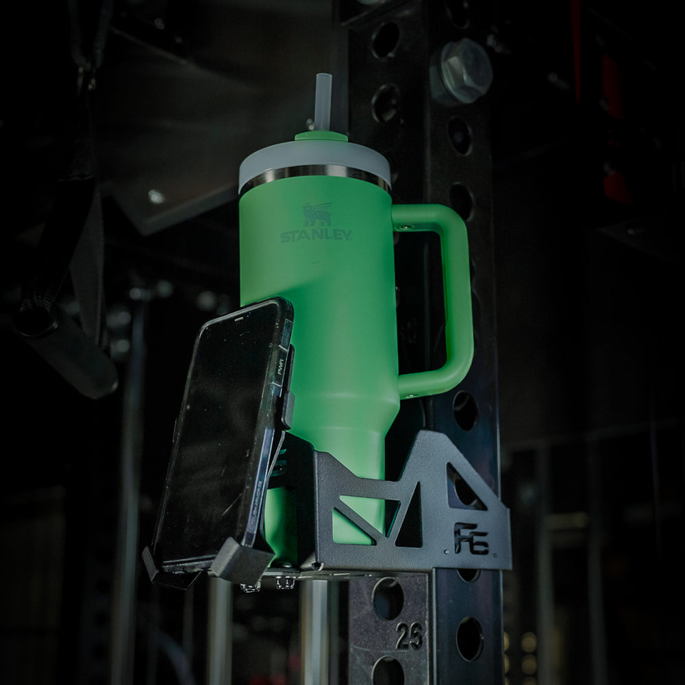 Power Rack Cup and Cell Phone Holder – Force 6 Fitness