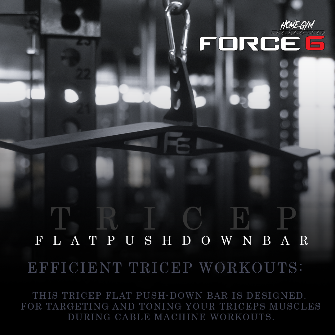 TRICEP FLAT PUSHDOWN BAR
