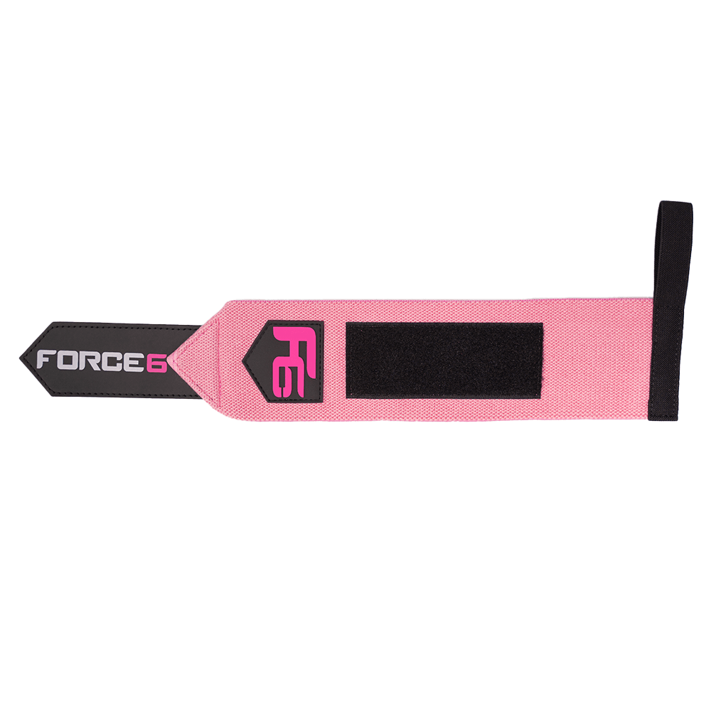 GYM WRIST WRAPS, WEIGHTLIFTING WRIST SUPPORT-PINK