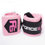 GYM WRIST WRAPS, WEIGHTLIFTING WRIST SUPPORT-PINK