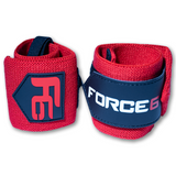 GYM WRIST WRAPS, WEIGHTLIFTING WRIST SUPPORT-RED