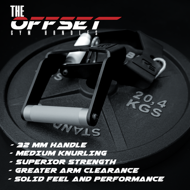 GYM HANDLE, D-HANDLE PAIR – Force 6 Fitness