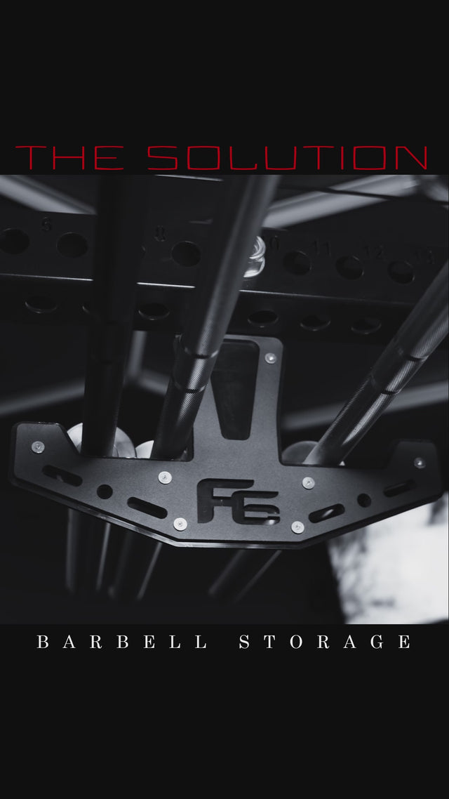 POWER RACK 4 BARBELL STORAGE – Force 6 Fitness